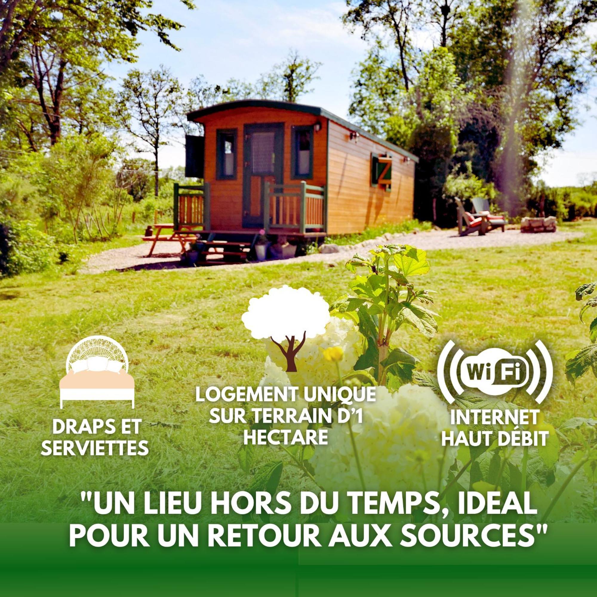 Roulotte & Foret - Evasion Boheme En Bourgogne Antully Exterior photo